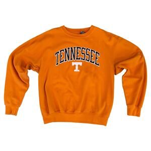 Embroidered Orange Tennessee Crew-Neck Sweatshirt